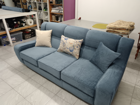 Modificación de tresillo - antes sofá de tres plazas